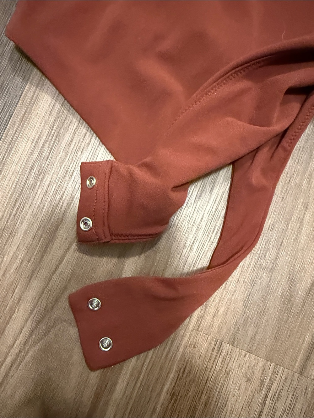 CALIA by Carrie Underwood Terracotta Sleeveless Bodysuit - Picture 2 of 5